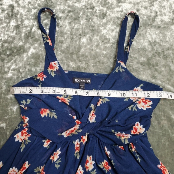 Express Floral Sheer Tank - Picture 6 of 7
